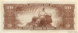 20 Cruzeiros BRAZIL  1962 P.178 UNC