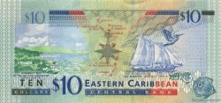 10 Dollars EAST CARIBBEAN STATES  2003 P.43k FDC