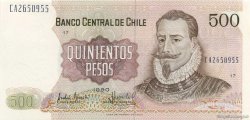 500 Pesos CILE  1990 P.153b FDC