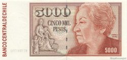 5000 Pesos CILE  2005 P.155e FDC