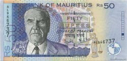 50 Rupees MAURITIUS  2001 P.50b UNC