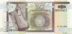 50 Francs BURUNDI  2006 P.36f