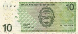 10 Gulden NETHERLANDS ANTILLES  2003 P.28c UNC