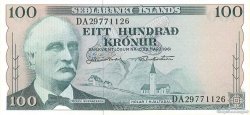 100 Kronur ISLANDIA  1961 P.44a