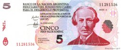5 Pesos Valor Nominal ARGENTINA  2006 P.-- FDC