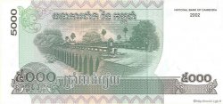 5000 Riels CAMBODIA  2002 P.55b UNC