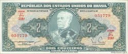 2 Cruzeiros BRAZIL  1955 P.157 UNC