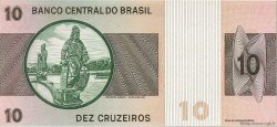 10 Cruzeiros BRAZIL  1974 P.193b UNC
