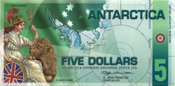 5 Dollars ANTARCTIQUE  2008  FDC