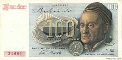 100 Deutsche Mark GERMAN FEDERAL REPUBLIC  1948 P.15a VF