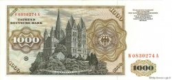 1000 Deutsche Mark GERMAN FEDERAL REPUBLIC  1960 P.24a SPL+