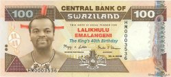 100 Emalangeni Commémoratif SWAZILAND  2008 P.34 UNC