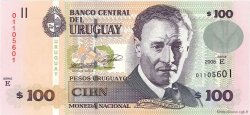 100 Pesos Uruguayos URUGUAY  2008 P.088a NEUF