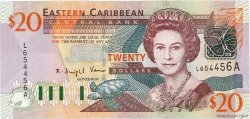 20 Dollars  EAST CARIBBEAN STATES  2003 P.44a ST