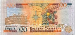 20 Dollars  EAST CARIBBEAN STATES  2003 P.44a UNC