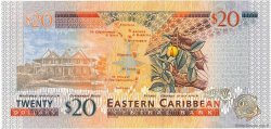 20 Dollars  EAST CARIBBEAN STATES  2008 P.49 fST+