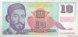 10 Novih Dinara YUGOSLAVIA  1994 P.147 MBC a EBC
