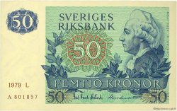 50 Kronor SWEDEN  1979 P.53c UNC