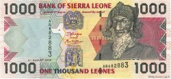 1000 Leones SIERRA LEONA  2006 P.24c FDC