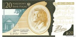 20 Zlotych POLAND  2009 P.181 UNC