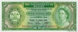 1 Dollar BELIZE  1975 P.33b q.FDC