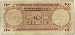 10 Shillings FIDSCHIINSELN  1961 P.052b SGE