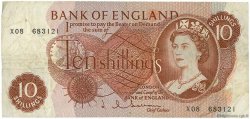 10 Shillings ENGLAND  1967 P.373b F
