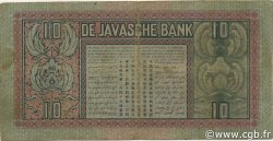 10 Gulden NETHERLANDS INDIES  1934 P.079a F