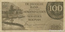 100 Gulden NETHERLANDS INDIES  1946 P.094 VF+