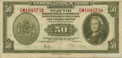50 Gulden NIEDERLÄNDISCH-INDIEN  1943 P.116a fSS