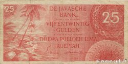 25 Gulden NIEDERLÄNDISCH-INDIEN  1946 P.092 fS