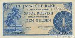 1 Gulden NETHERLANDS INDIES  1948 P.098 UNC