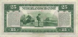 25 Gulden NETHERLANDS INDIES  1943 P.115a VF