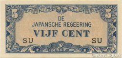5 Cent NETHERLANDS INDIES  1942 P.120b UNC