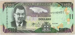 100 Dollars JAMAICA  2007 P.84c UNC