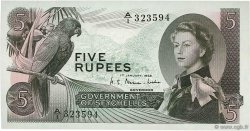 5 Rupees SEYCHELLES  1968 P.14a pr.NEUF