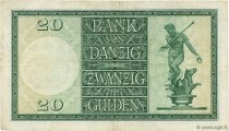 20 Gulden DANTZIG  1937 P.63 TB à TTB