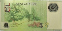 5 Dollars SINGAPORE  2005 P.47 XF-