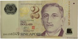 2 Dollars SINGAPORE  2005 P.46 XF+