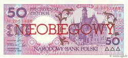 50 Zlotych POLAND  1990 P.169a UNC