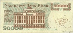 50000 Zlotych POLEN  1989 P.153a SS
