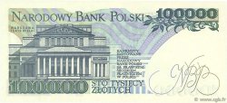 100000 Zlotych POLAND  1990 P.154a UNC