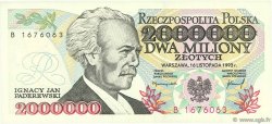 2000000 Zlotych POLEN  1993 P.163a ST