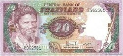 20 Emalangeni SWAZILAND  1984 P.11a NEUF