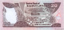 20 Emelangeni SWAZILAND  1995 P.25a FDC