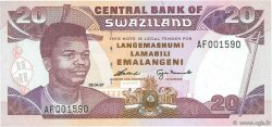 20 Emelangeni SWAZILAND  1997 P.25b UNC
