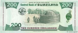 200 Emalangeni Petit numéro SWAZILAND  1998 P.28a UNC
