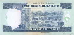 10 Emalangeni Petit numéro SWASILAND  2001 P.29a ST