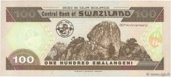 100 Emalangeni Petit numéro SWAZILAND  2004 P.33 FDC