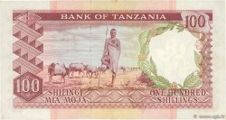 100 Shillings TANZANIA  1966 P.04a BB